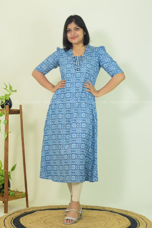 Bluebell Bloom Kurthi
