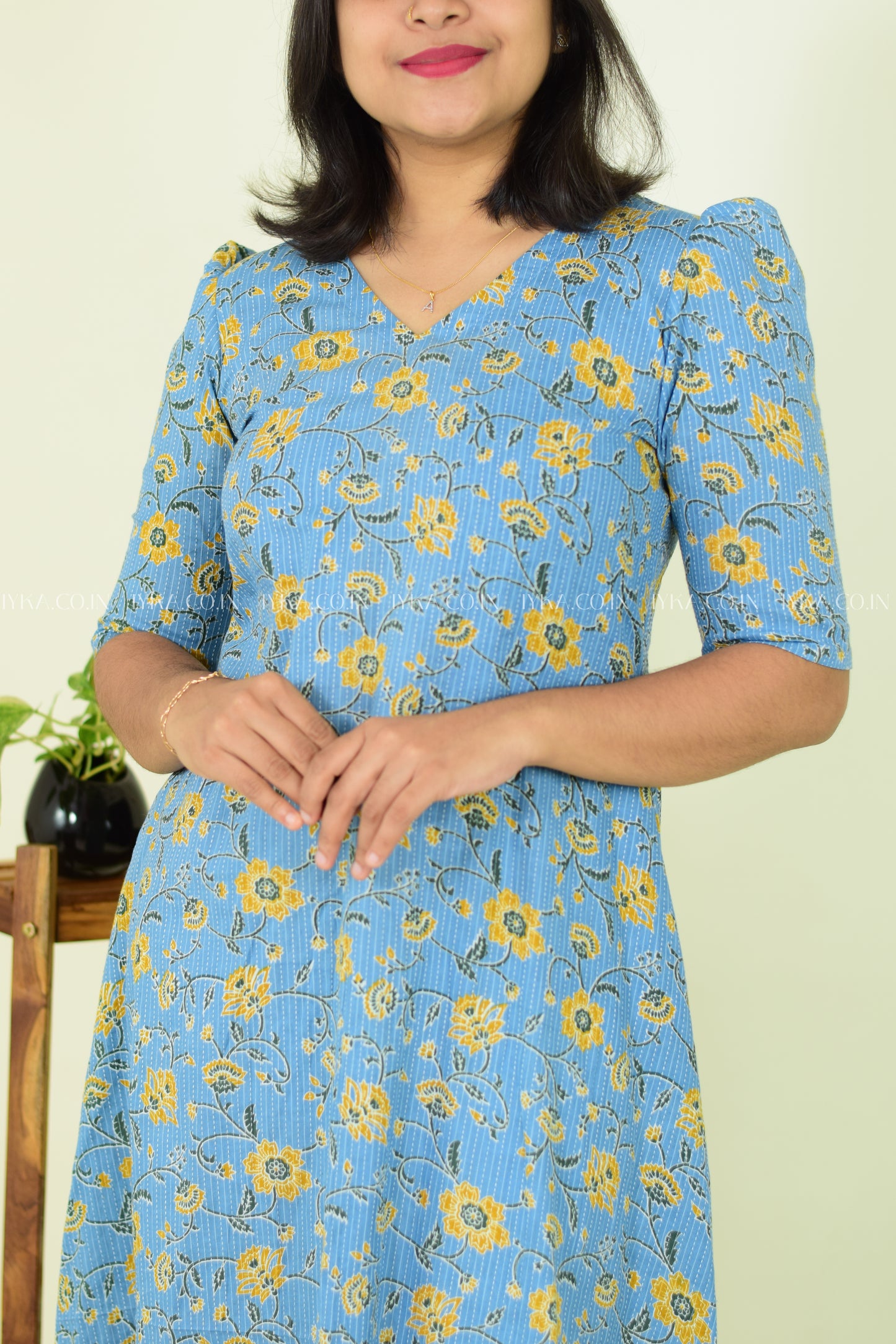 Aqua Dream A-line Kurthi