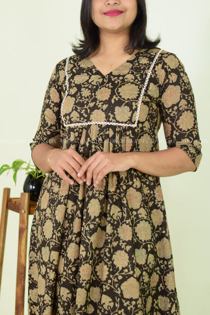 Bronze Shine Kurthi