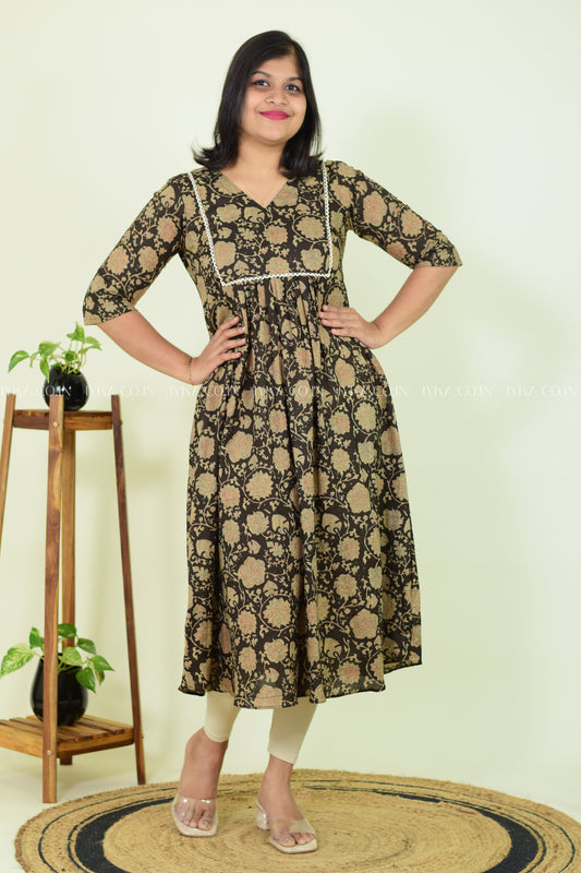 Bronze Shine Kurthi