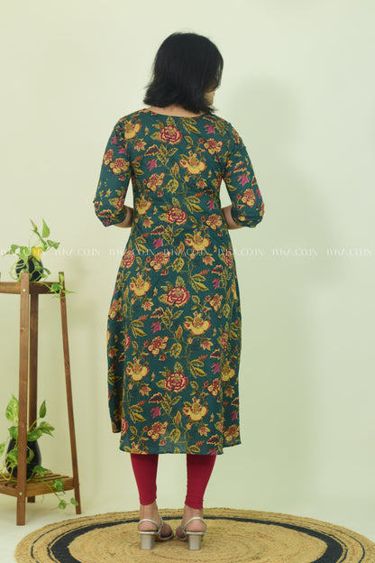 Verdant Grace Kurthi