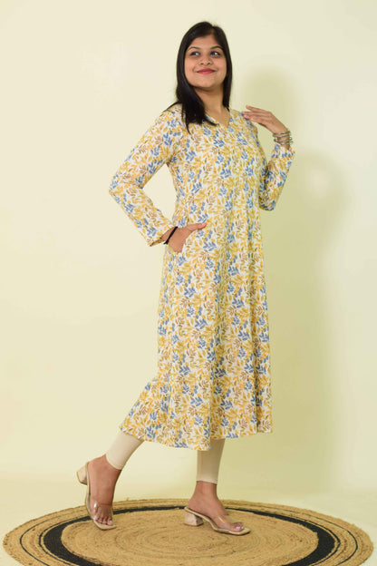 White Katha floral