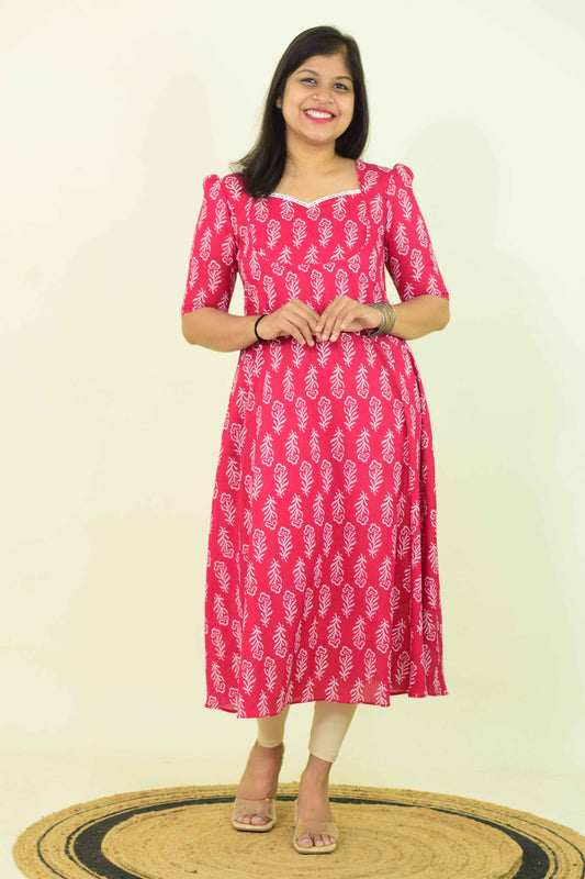 Petal Lace Kurthi