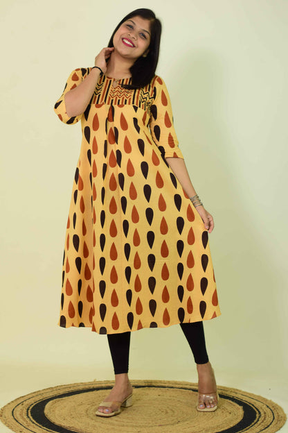 Honey Mustard Kurthi
