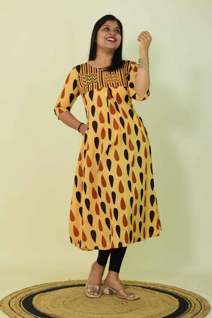 Honey Mustard Kurthi