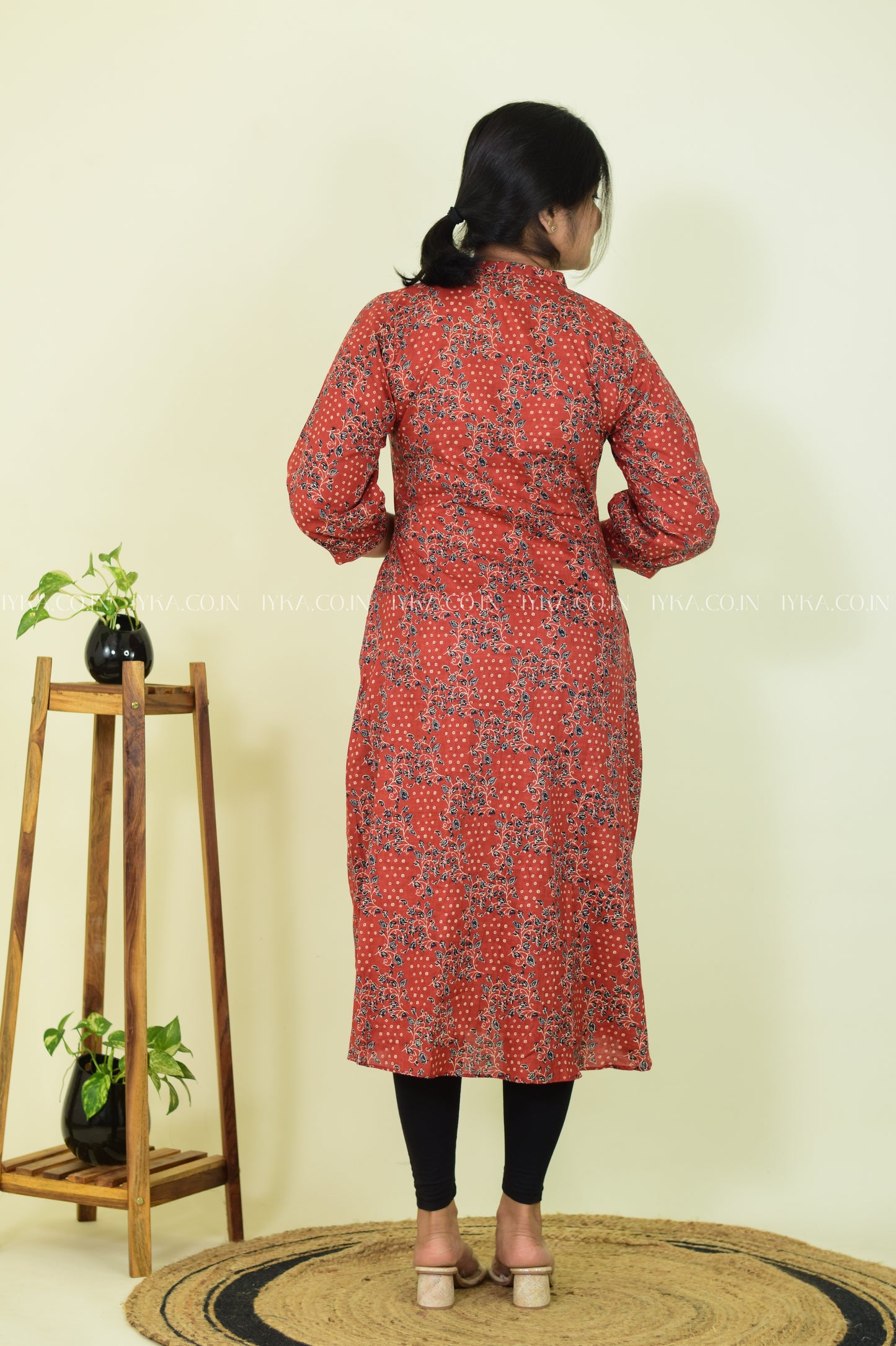 Clay Brown Cotton Kurthi