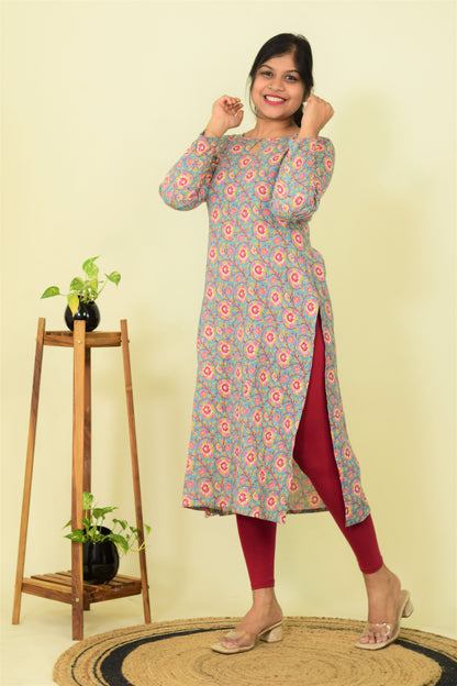 Waterlily Bloom Kurthi