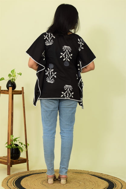 Coal Mist Kaftan Kurti