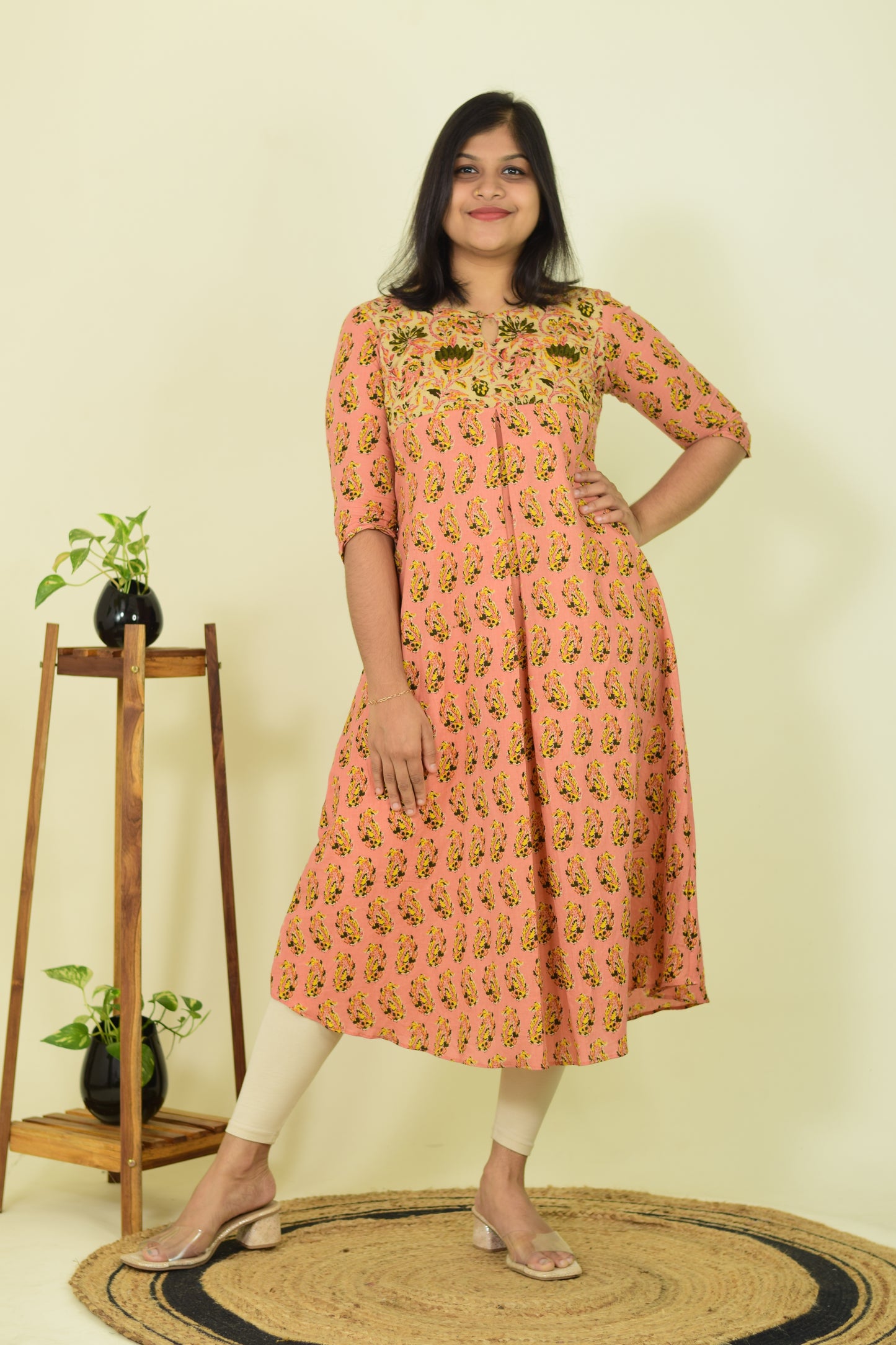 Tangerine Charm Kurthi