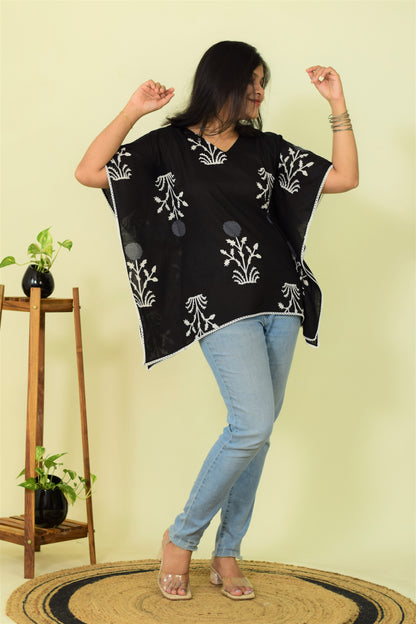 Coal Mist Kaftan Kurti