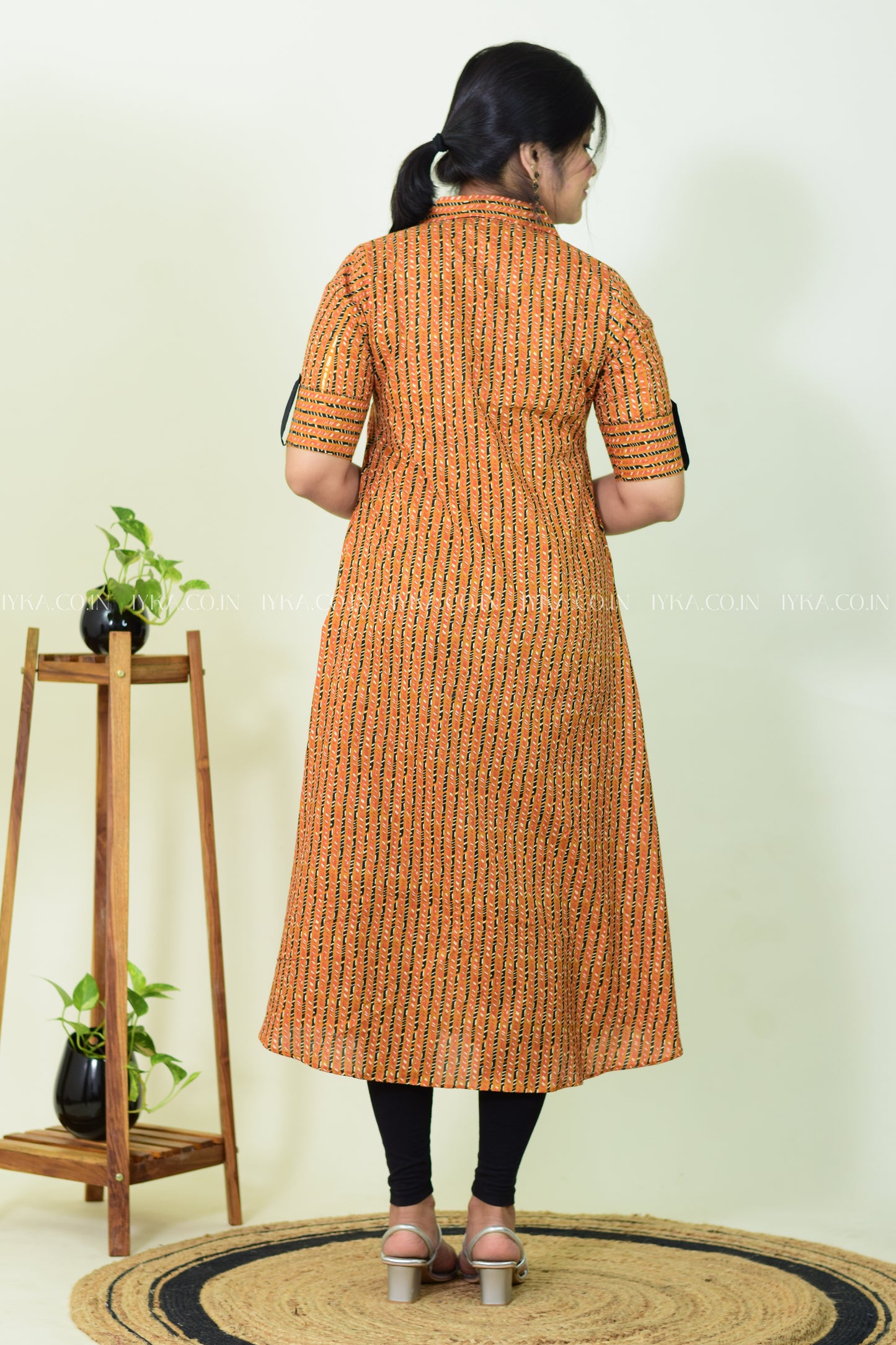 Amber Earth Cotton Kurthi