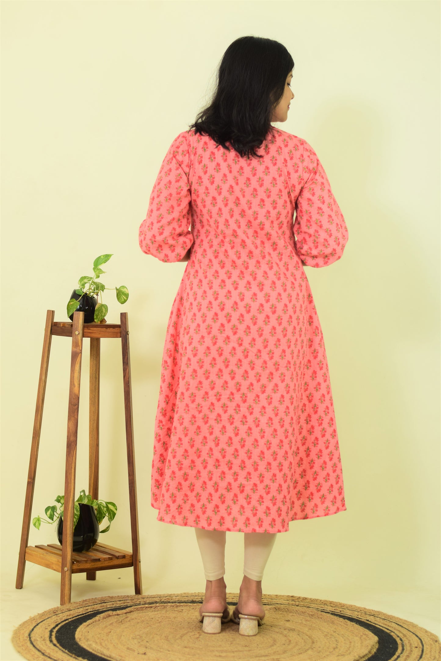 Pink Cotton Breeze A-Line