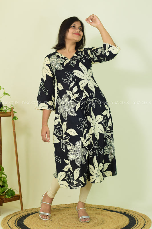 Whispers of Lace – Black Floral