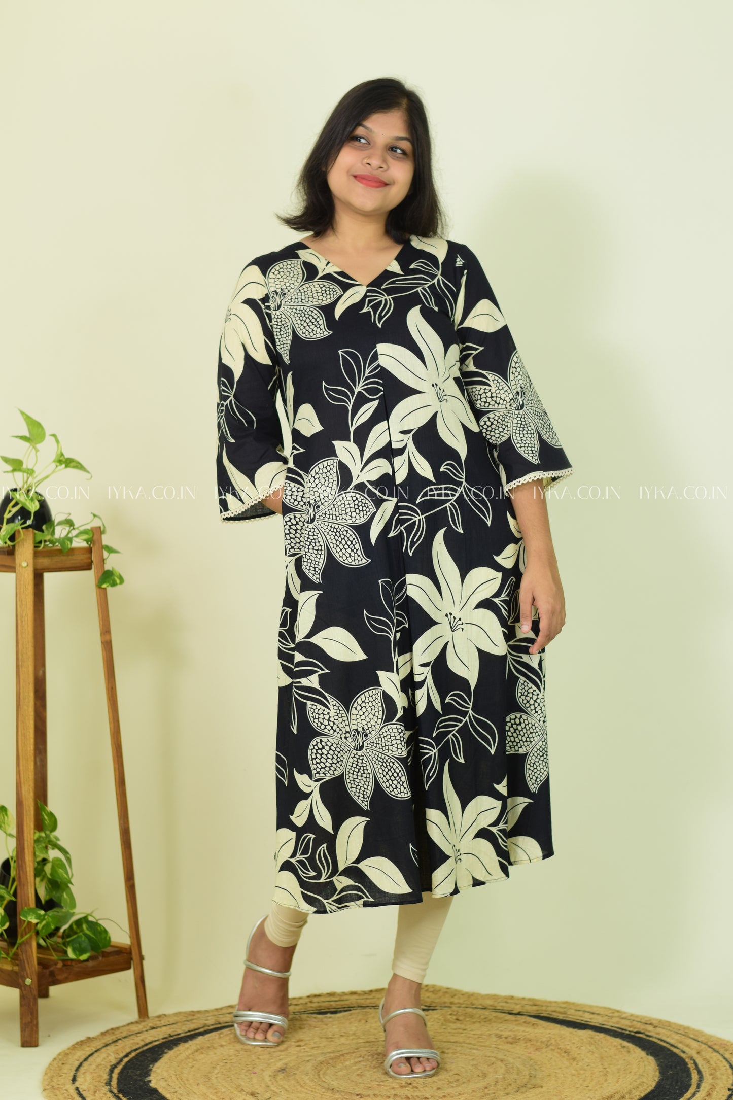 Whispers of Lace – Black Floral