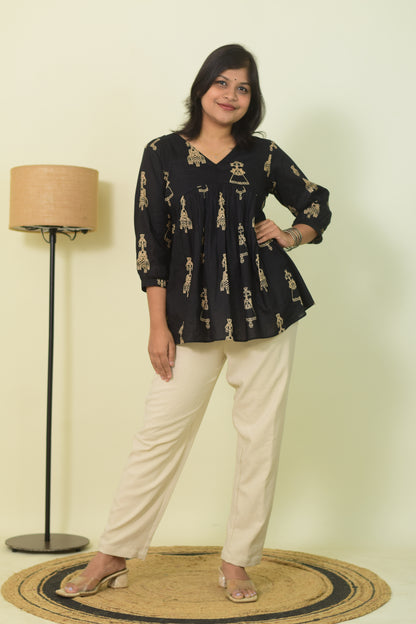 Mono Mode Short  Kurti