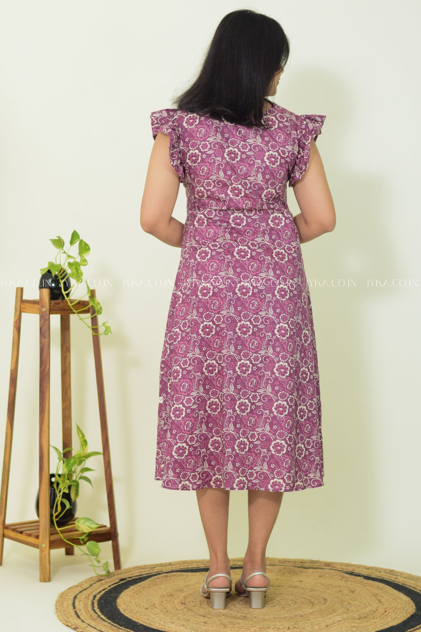 Lavender Bloom – Floral Dress