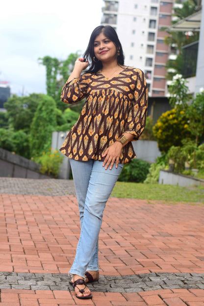 Desert Paisley Short Kurthi