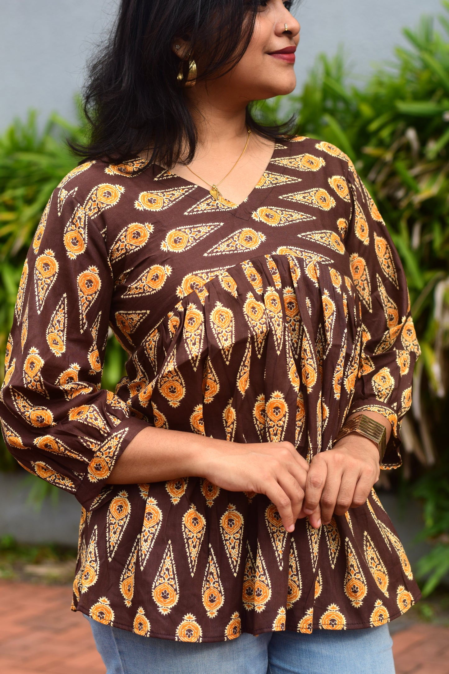 Desert Paisley Short Kurthi