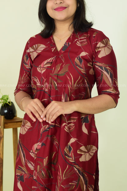 Maroon Muse Set