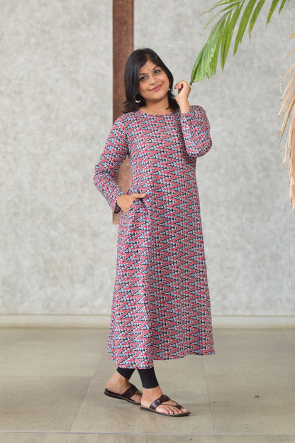 Calm Stitch Full Sleeve Cotton