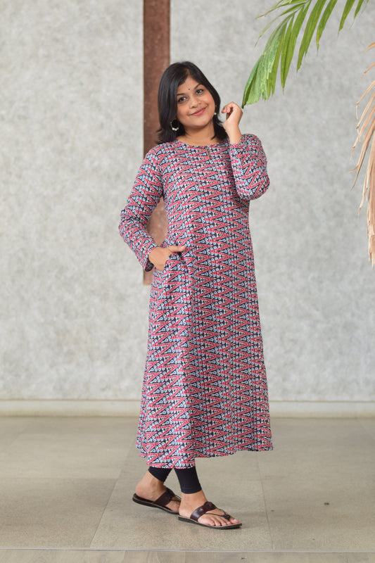 Calm Stitch Full Sleeve Cotton