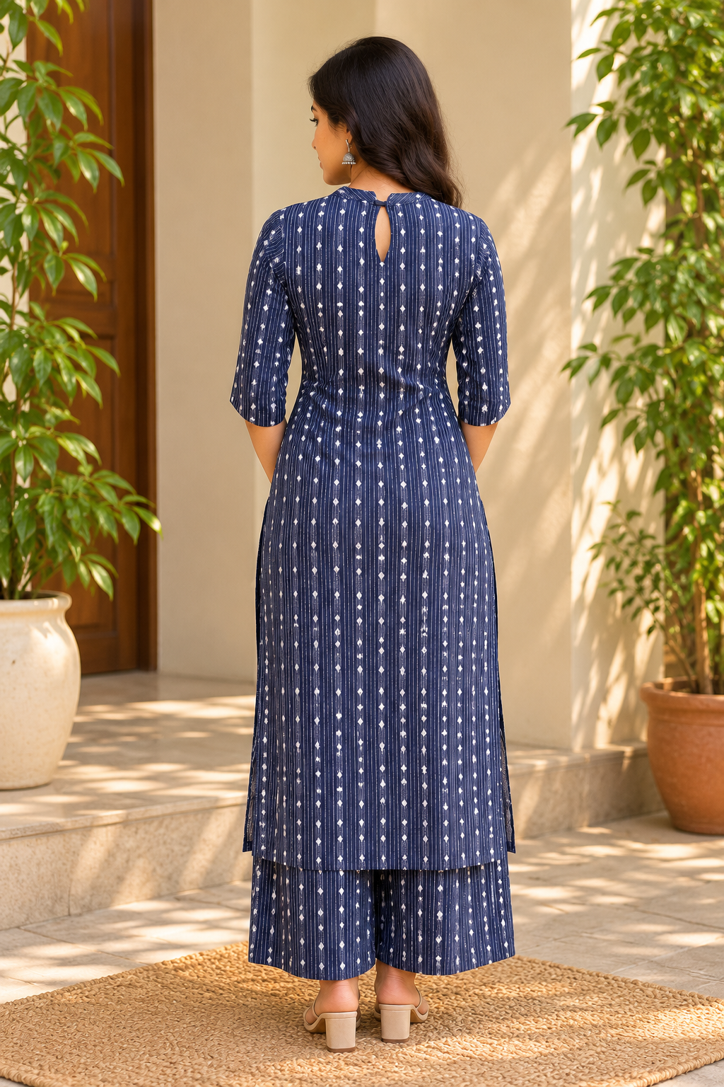 Indigo Charm Co-ord Set
