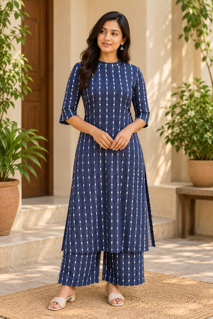Indigo Charm Co-ord Set