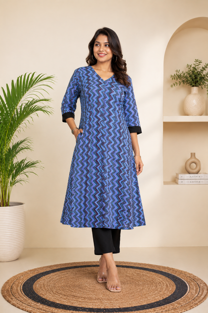 Serenity Wave Kurthi