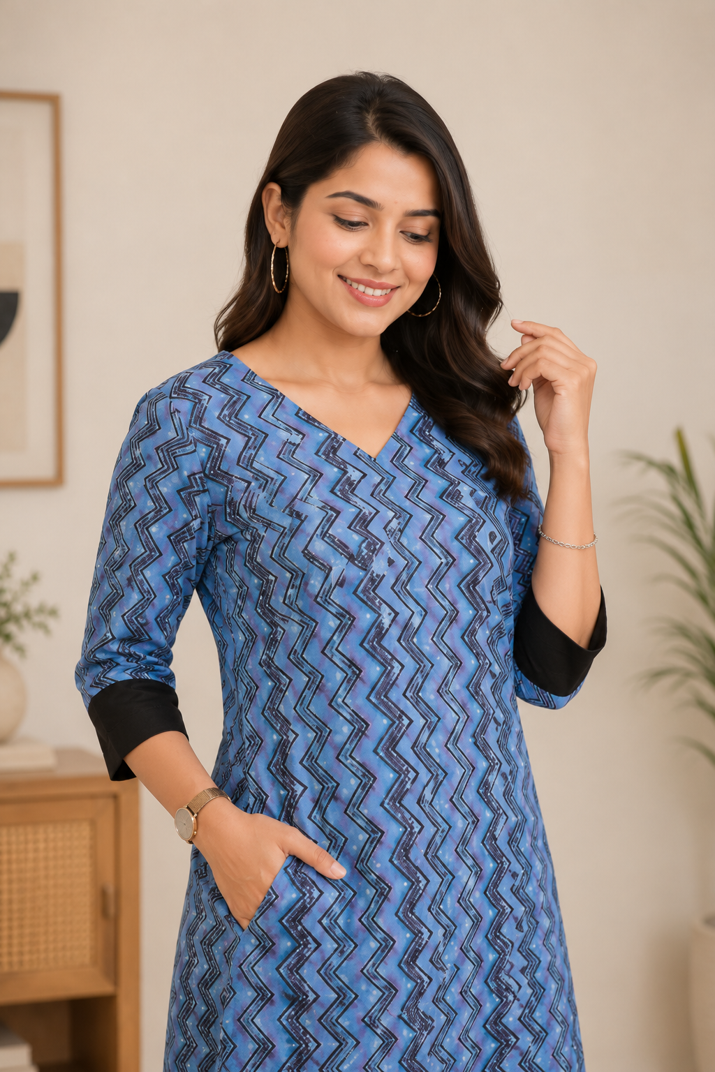 Serenity Wave Kurthi