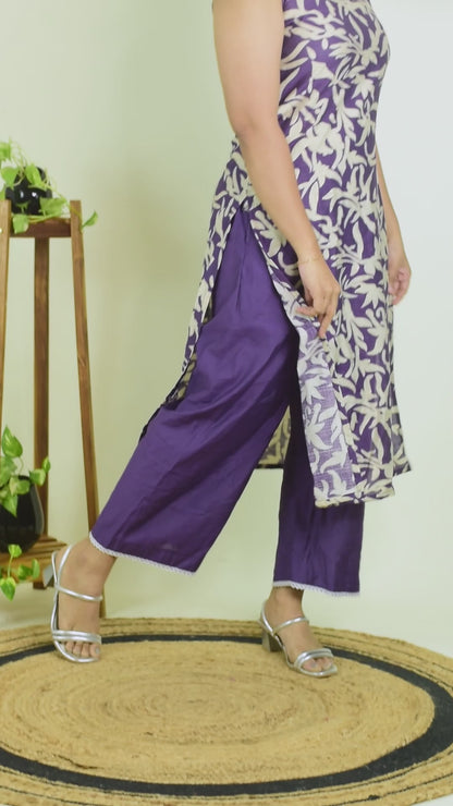 Purple Haze Co-ord Ensemble